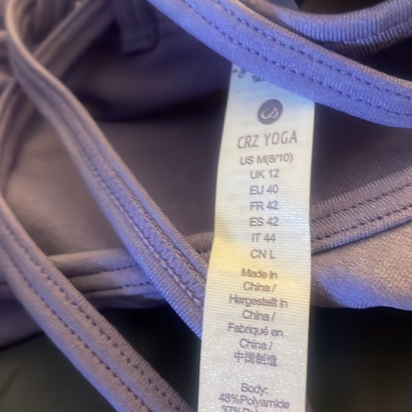 CRZ Yoga Women's seamless strappy crisscross longline sports bra - Picture 6 of 6